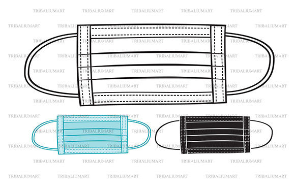 Art Picture of Medical Mask Graphics