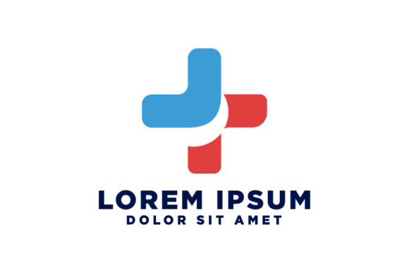 Cross Medical Logo Template: Graphics and Logos for Digital Sellers