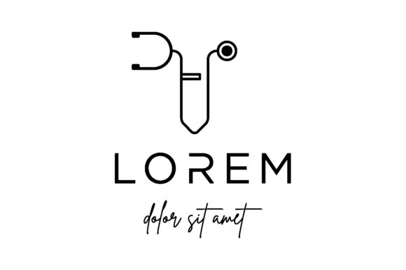 Medical Doctor Logo Vector Design Graphics