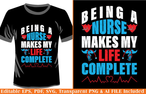 Nurse T-shirt Design Being a Nurse Make