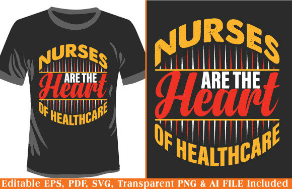 Nurse T-shirt Design: Graphics & T-Shirt Designs