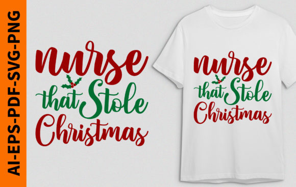 Nurse That Stole Christmas Graphics