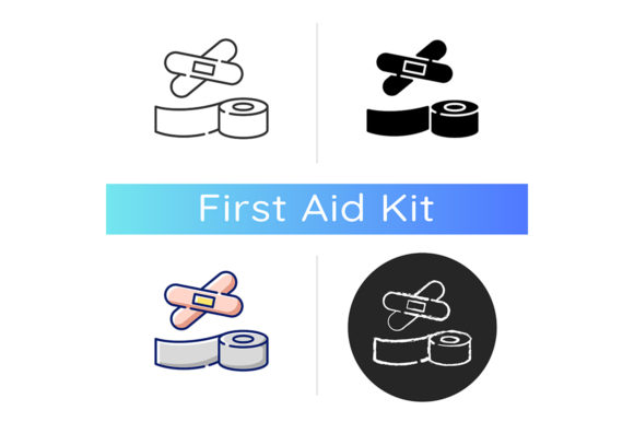 Plasters and Medical Tape Icon: Graphics and Icons for Real Projects